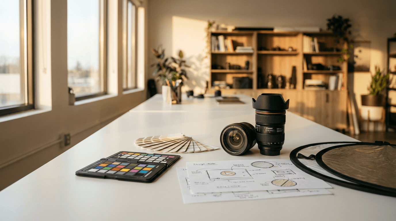 Professional real estate media production equipment and camera gear
