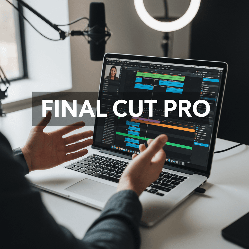 Content editor reviewing and polishing real estate video footage